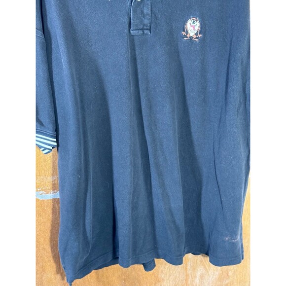 Vintage‎ Warner Bros Studio Store Men’s Polo Shirt Sz XL Cotton Tasmanian Devil - Picture 3 of 9
